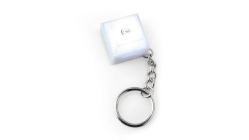 High-Quality ESC Keyboard Keychain with Light LED Effects & Top Quality