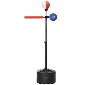 Soozier Free Standing Boxing Bag with Stand, Punching Speed Bag Reaction Bar Challenge with Suction Cups (Title: Default Title)