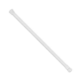 1Pc 150cm Tension Curtain Rod Spring Load Adjustable Curtain Pole Heavy-Duty Steel For Bathroom Wardrobe Kitchen Balcony (Option: 150cm)